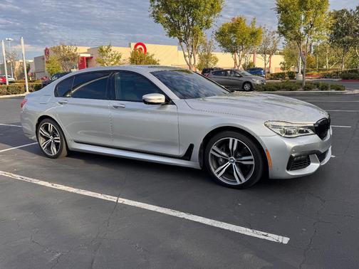 Silver 2016 BMW 750 i xDrive