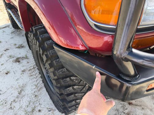Red 1994 Toyota Land Cruiser Base