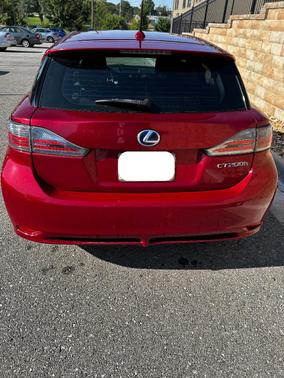 Red 2011 Lexus CT 200h Premium