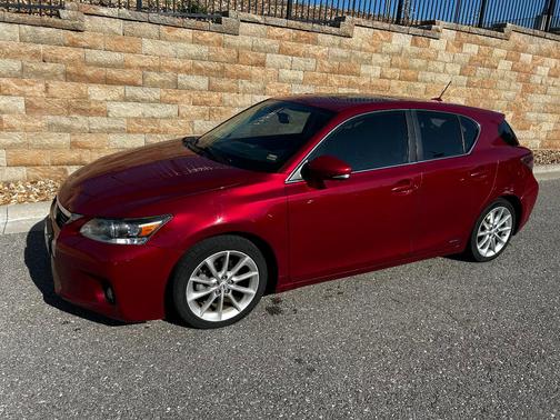 Red 2011 Lexus CT 200h Premium