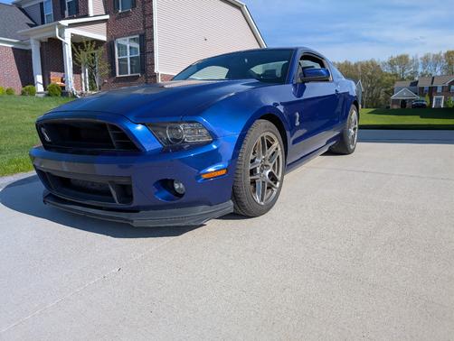 Blue 2014 Ford Mustang Shelby GT500