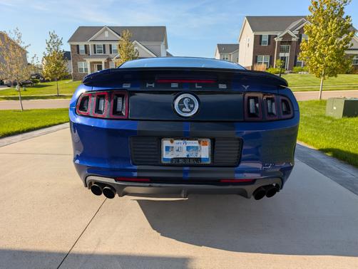 Blue 2014 Ford Mustang Shelby GT500