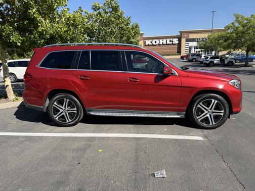 Red 2018 Mercedes-Benz GLS 450 4MATIC