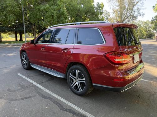 Red 2018 Mercedes-Benz GLS 450 4MATIC