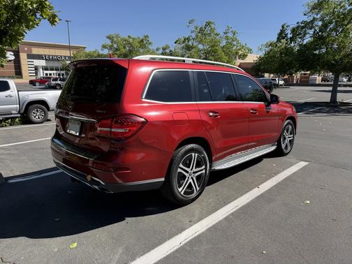 Red 2018 Mercedes-Benz GLS 450 4MATIC
