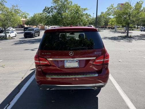 Red 2018 Mercedes-Benz GLS 450 4MATIC