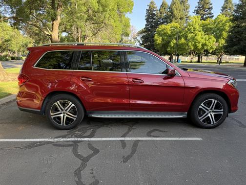 Red 2018 Mercedes-Benz GLS 450 4MATIC