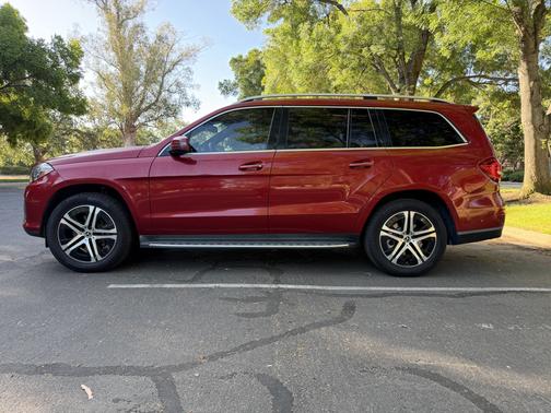Red 2018 Mercedes-Benz GLS 450 4MATIC