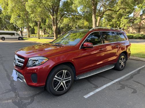 Red 2018 Mercedes-Benz GLS 450 4MATIC