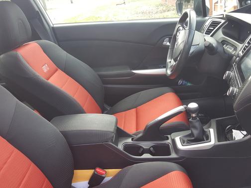 White 2015 Honda Civic Si