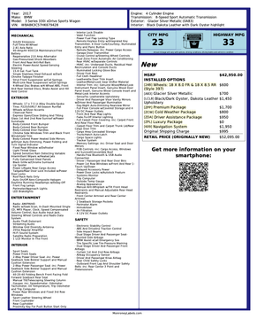 2017 BMW 330 i xDrive