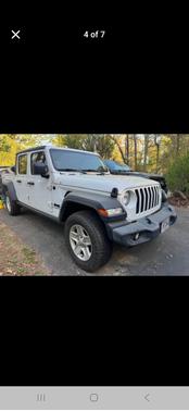 White 2020 Jeep Gladiator Sport S