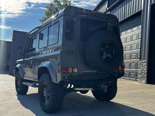 Gray 1997 Land Rover Defender 90 Hard Top