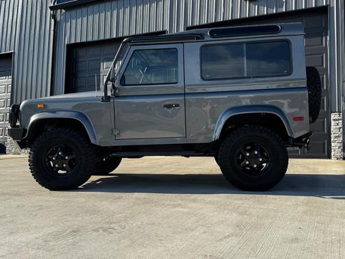 Gray 1997 Land Rover Defender 90 Hard Top