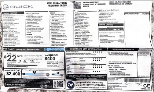 2013 Buick Regal Turbo - Premium 1