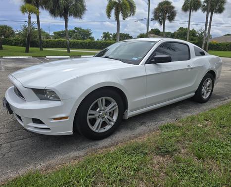 White 2014 Ford Mustang V6