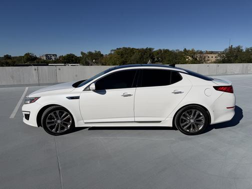 White 2015 Kia Optima SXL Turbo