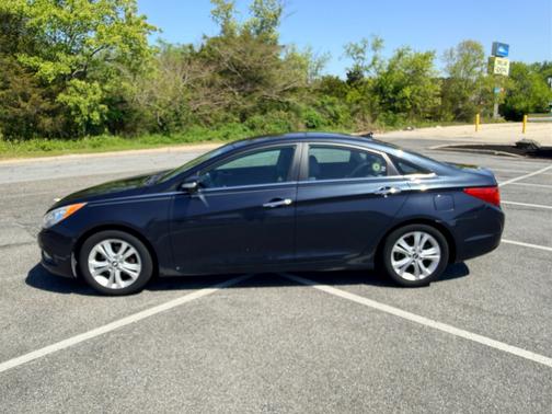 Blue 2012 Hyundai SONATA Limited