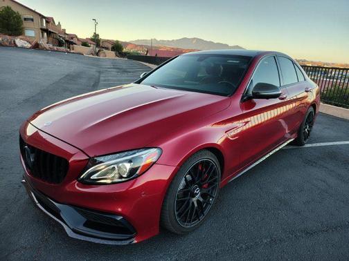 Red 2017 Mercedes-Benz AMG C 63 S