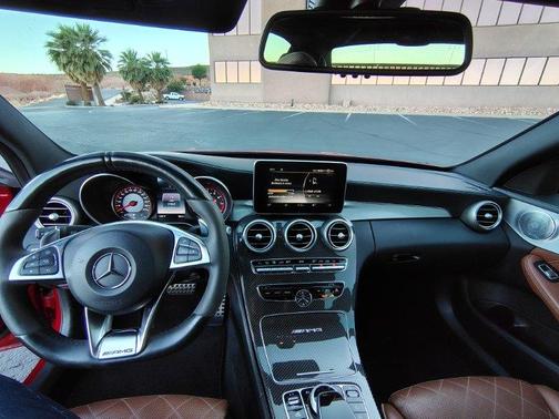 Red 2017 Mercedes-Benz AMG C 63 S
