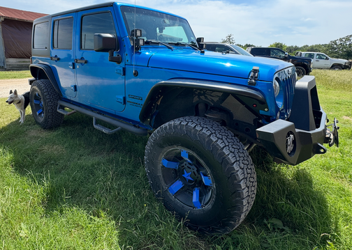 Blue 2016 Jeep Wrangler Unlimited Sport