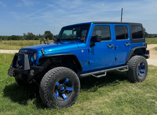 Blue 2016 Jeep Wrangler Unlimited Sport