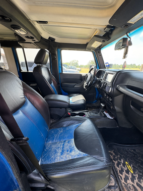 Blue 2016 Jeep Wrangler Unlimited Sport