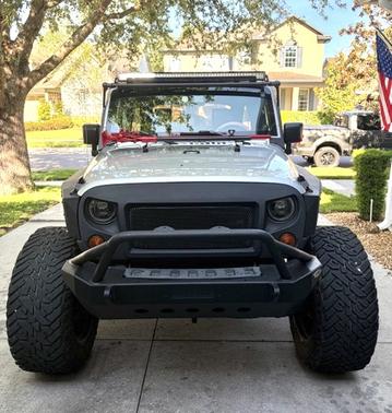 Silver 2009 Jeep Wrangler Unlimited X