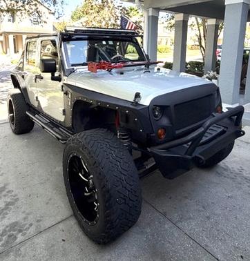 Silver 2009 Jeep Wrangler Unlimited X