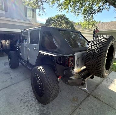 Silver 2009 Jeep Wrangler Unlimited X