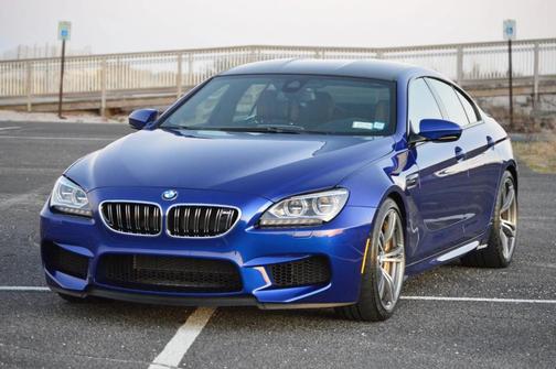 Blue 2015 BMW M6 Gran Coupe Base