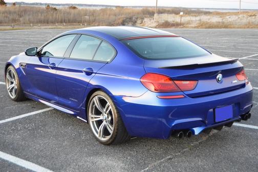 Blue 2015 BMW M6 Gran Coupe Base
