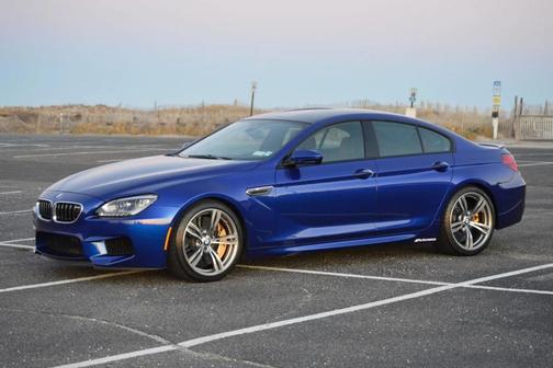 Blue 2015 BMW M6 Gran Coupe Base