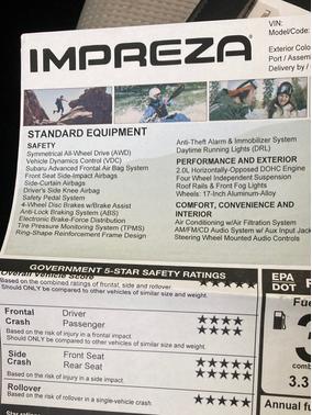 2014 Subaru Impreza 2.0i Sport Premium