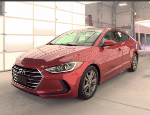 Red 2017 Hyundai ELANTRA SE