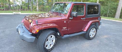 Red 2007 Jeep Wrangler Sahara