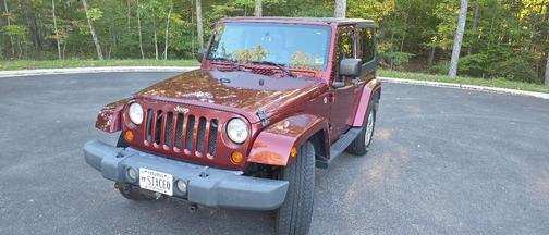 Red 2007 Jeep Wrangler Sahara