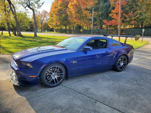 Blue 2014 Ford Mustang GT