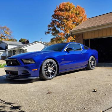 Blue 2014 Ford Mustang GT