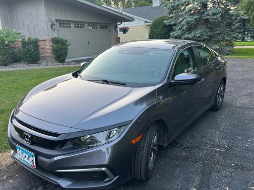 Gray 2019 Honda Civic LX