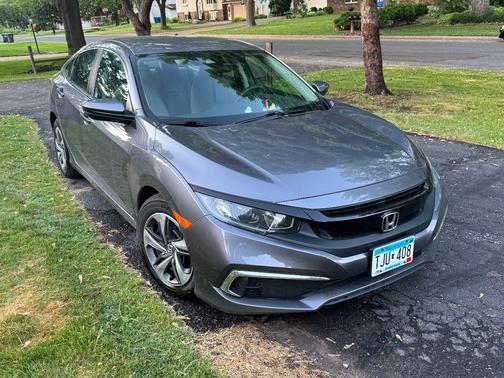 Gray 2019 Honda Civic LX