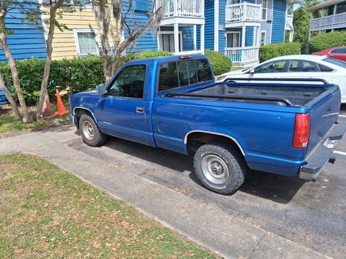 Blue 1997 Chevrolet 1500 W/T