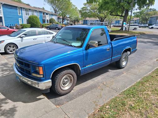 Blue 1997 Chevrolet 1500 W/T