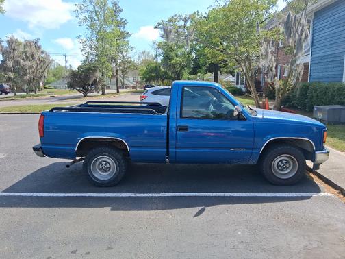 Blue 1997 Chevrolet 1500 W/T