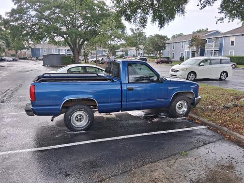Blue 1997 Chevrolet 1500 W/T