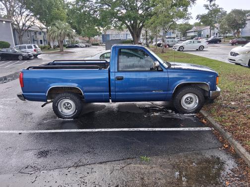 Blue 1997 Chevrolet 1500 W/T