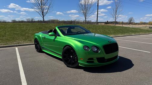 Green 2015 Bentley Continental GT Speed