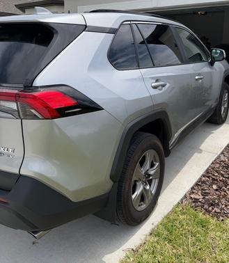 Silver 2025 Toyota RAV4 Hybrid XLE