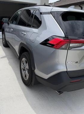 Silver 2025 Toyota RAV4 Hybrid XLE