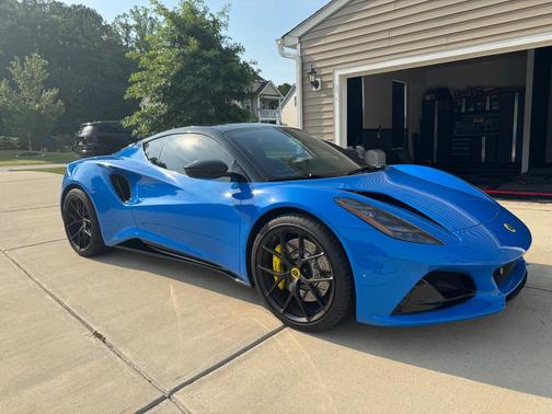 Blue 2024 Lotus Emira V6 First Edition